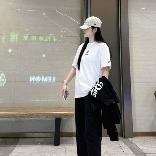 26最新款New E*A纽亦*男女款字母刺绣T恤050501 商品图7