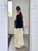 100%亚麻松弛感高腰透气阔腿裤 商品缩略图8