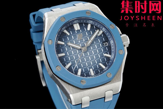 APP爱彼皇家橡树离岸型15605系列 新款43mm 男士腕表 15605SK 烟熏蓝 微醺蓝 商品图1