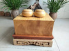 20.5cm香榧棋墩一套，规格：44×46.5×20cm（不含脚高度）总高度36cm，价格61000元一套 商品缩略图0