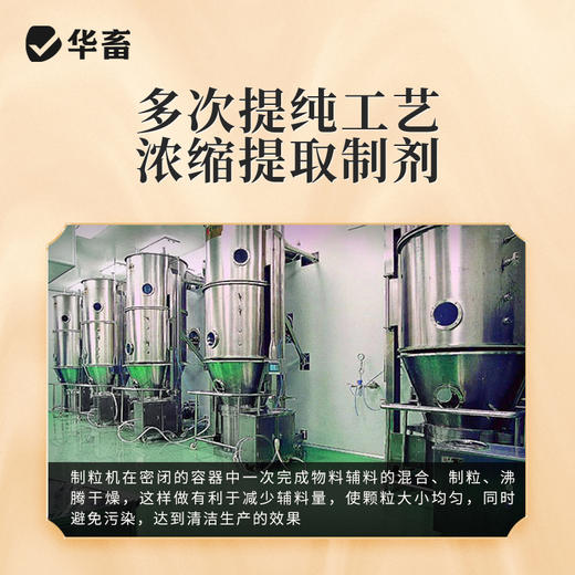 华畜兽用黄芪颗粒提高免疫力猪牛羊鸡鸭鹅抗应激补能量饲料添加剂 商品图4