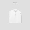 THESOONG|"温柔钩花"新品女装极简无袖白色polo衫背心上衣女9012 商品缩略图4