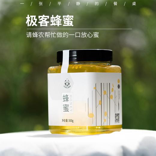 【VIP4老友福利】极客蜂蜜丨请蜂农帮做的 每年采多少卖多少 给老用户一口放心蜜 500g/瓶 商品图0
