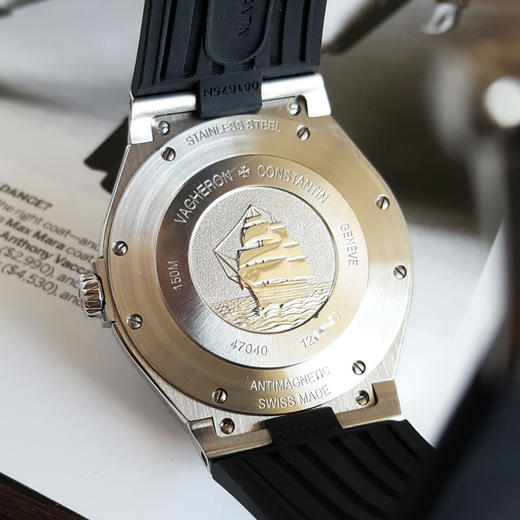 【95新】Vacheron Constantin 江诗丹顿47040/000M-9500自动机械机芯 日期显示 42MM（男款）纵横四海系列 精钢/钛金属280426NJ06 商品图6