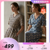PALUOPO/PLV领系带商务通勤时尚双绉桑蚕丝连衣裙ES23753Z-A 商品缩略图0