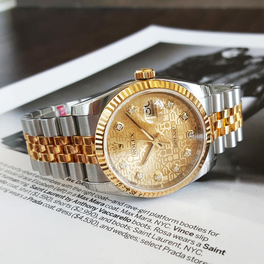 【99新（放置品）】ROLEX 劳力士116233天文台认证自动机械机芯 日期显示 36MM（男款）日志型系列蚝式钢/18K黄金270426NJS16 商品图5