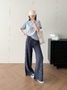 100%亚麻松弛感高腰透气阔腿裤 商品缩略图3
