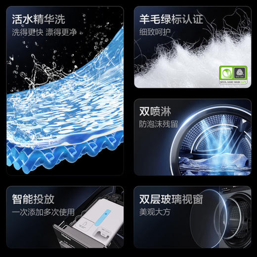 海尔（Haier）洗衣机 XQG100-BLDE566WH 商品图2