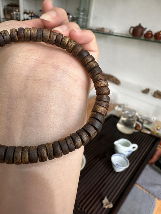 素圈！随行纽扣珠！老数沉香99沉 海南奇楠 商品图3