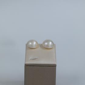 ⁶孤品：【海水马贝珍珠】耳钉PT950铂金 18MM 编号EDG99，48小时鉴赏期——SS06-CR-YMZZ【HOT】
