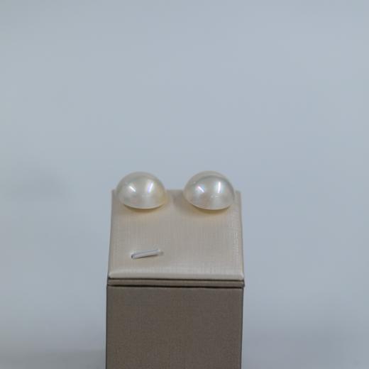 ⁶孤品：【海水马贝珍珠】耳钉PT950铂金 18MM 编号EDG99，48小时鉴赏期——SS06-CR-YMZZ【HOT】 商品图0