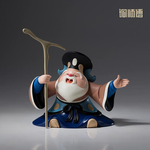 铜师傅《大闹天官之土地公公》正版授权 土地神客厅工艺品铜摆件 商品图2