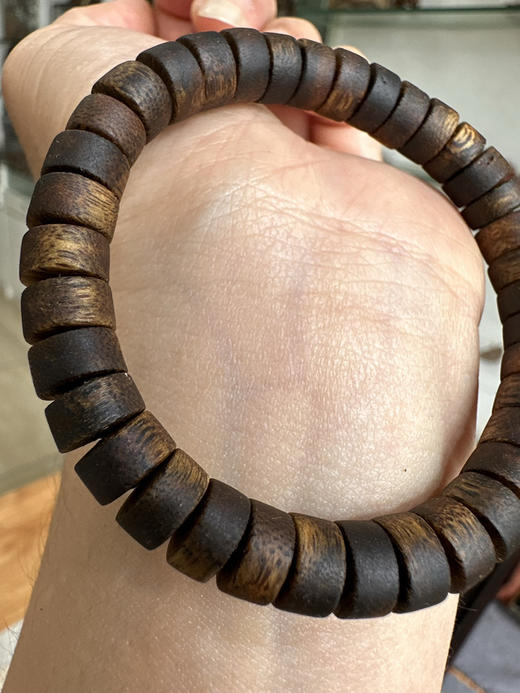 素圈！随行纽扣珠！老数沉香99沉 海南奇楠 商品图7