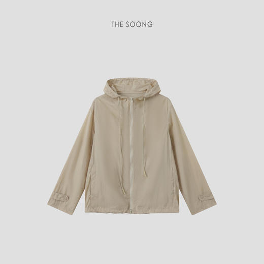 THESOONG|"轻若无物"宽松落肩可调节下摆连帽防晒套装8555/8556 商品图6