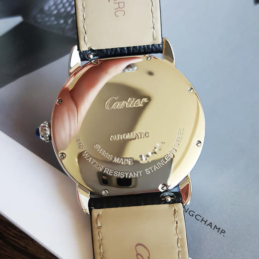 【95新】CARTIER 卡地亚W6701011自动机械机芯日期显示42MM（男款）RONDE DE CARTIER系列精钢；后镶钻石表圈250426NJS29 商品图6