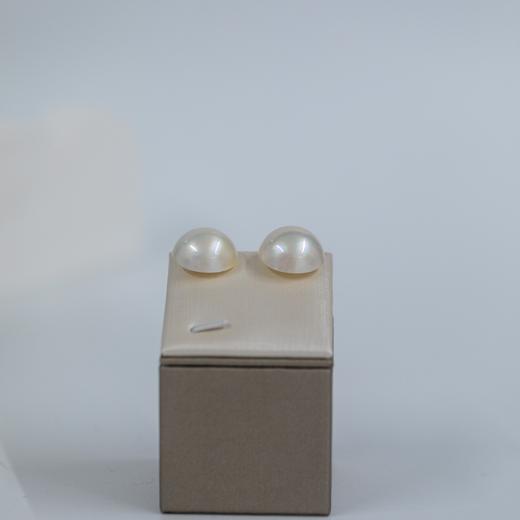 ⁶孤品：【海水马贝珍珠】耳钉PT950铂金 18MM 编号EDG99，48小时鉴赏期——SS06-CR-YMZZ【HOT】 商品图1