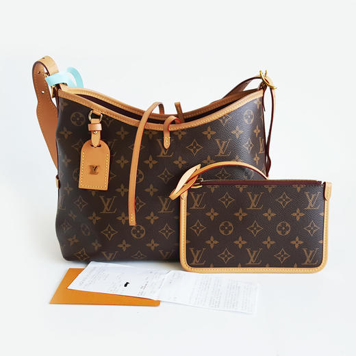 【95新】LV路易威登M46203小号棕色老花carryall单肩斜挎包女士010526JJ01 商品图1