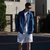 CK Jeans男士简约布标复古纯棉宽松牛仔衬衫外套 商品缩略图2