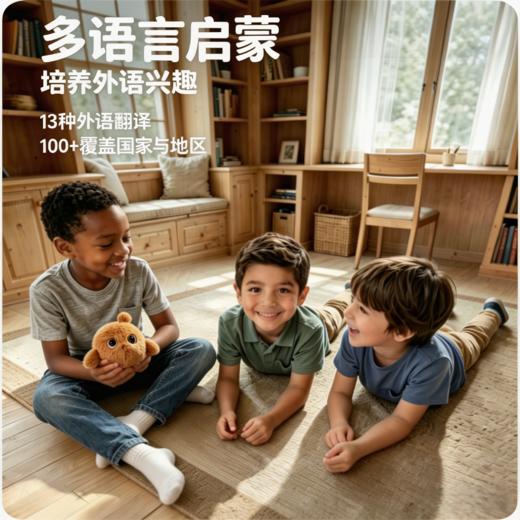 黑科技 AI 智能养成陪伴毛绒玩具 能聊天会讲故事陪娃不孤单 潮玩 疗愈伙伴 商品图3