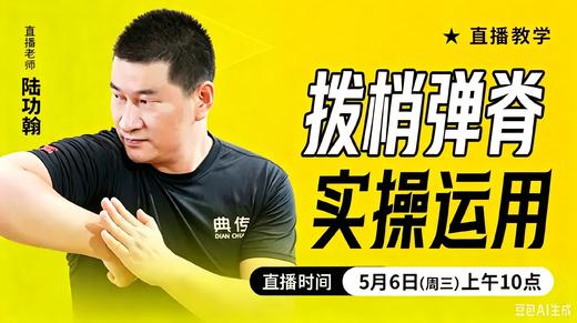 拨梢弹脊实操运用——直播教学（陆师亲授） 商品图0