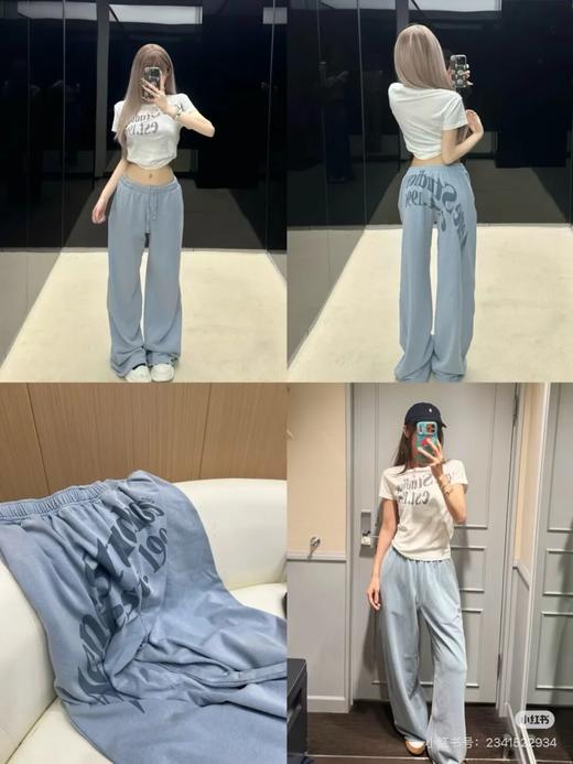 Ac*ne 超软糯宽松抽绳薄款卫裤 商品图1