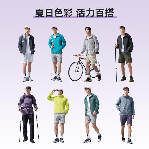 【风蝶防晒衣】拓路者户外三口袋防晒衣男士防紫外线原纱防晒服 商品图4