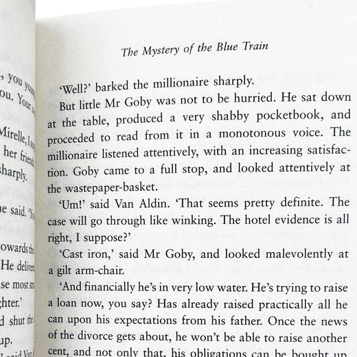 Collins 蓝色列车之谜 英文原版小说 The Mystery of the Blue Train 蓝色特快上的秘密 东方快车谋杀案姊妹篇 阿加莎克里斯蒂 英文版进口 商品图3