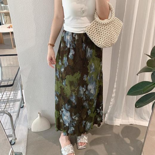 莫奈花园重工风琴褶半裙 商品图6