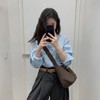 叶未语·秋波蓝棉衬衫，奶里奶气的蓝色，干净清爽好搭配，夏日绝美衬衫 商品缩略图7