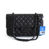 【95新】CHANEL香奈儿CF系列CF系列中号so black全黑色CF链条包单肩包女士050526TB03 商品缩略图0