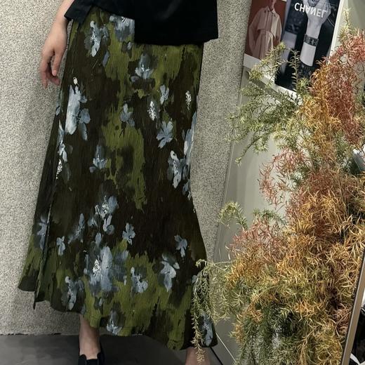 莫奈花园重工风琴褶半裙 商品图3
