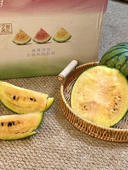 【山东特级·琉彩玲珑西瓜】把夏天吃出冰淇淋的绵密感！打破你对西瓜的刻板认知！ 商品图2