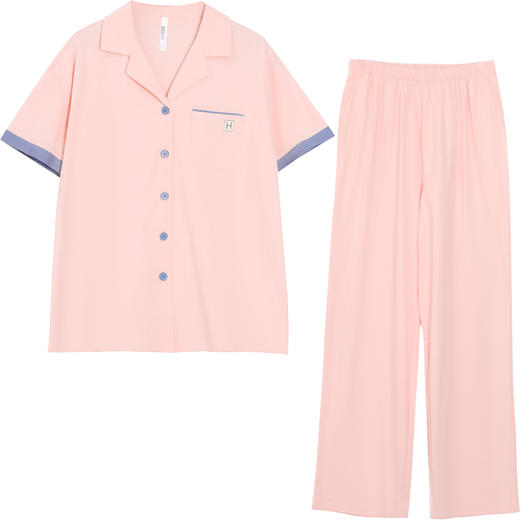 红豆居家 7A抑菌全棉面料短袖长裤居家服JFJ211/JFJ212（多颜色尺码可选） 商品图3
