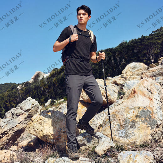 【龙行二代】轻户外夏男透气弹力防刮徒步登山休闲裤/036 商品图1