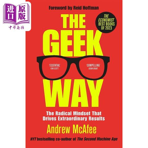 预售 【中商原版】极客之道 推动非凡成果的激进心态 英文原版 The Geek Way Andrew McAfee 信息化管理 经济与管理  管理类 商品图0