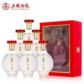 2022年五粮印象水晶装，52度浓香型白酒，整箱500ml*6瓶。利润产品，不怕查，主推款