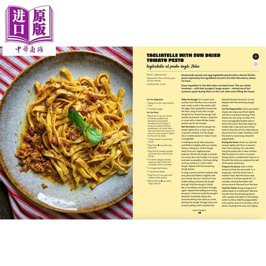 预售 【中商原版】意面疗愈 100 道滋养身心的放松 平静与修复食谱 Pasta Therapy Over 100 recipes Isabella Barbato 商品图3