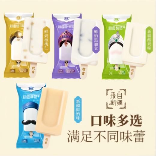 2箱-20【顺丰冷链包邮】新疆牧吉雪糕混合装20支（酸奶*2 鲜奶*6 核桃*6 黑加仑*6） 商品图3