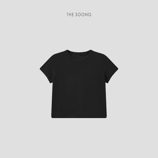 THESOONG/零感T 进口澳洲纯棉高捻简约修身圆领T恤短袖上衣女8866 商品图4