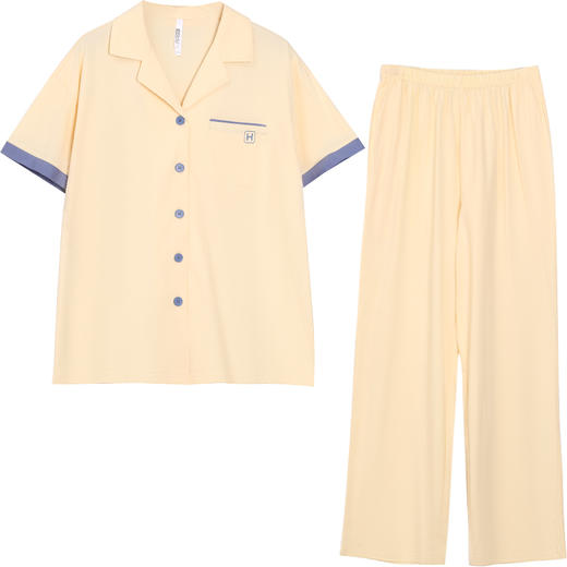 红豆居家 7A抑菌全棉面料短袖长裤居家服JFJ211/JFJ212（多颜色尺码可选） 商品图4
