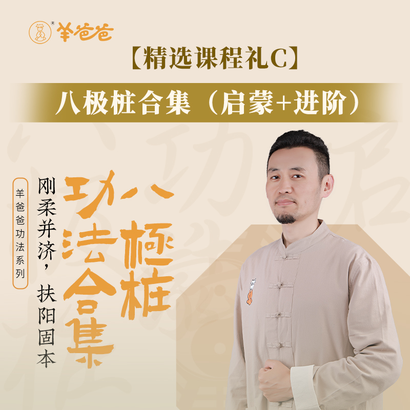 赠品 勿单拍【精选课程礼C】母亲节专属| 《八极桩合集》+21天功法陪伴群  （请联系客服领取）