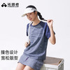 拓路者休闲运动短袖T恤2026年女款夏季圆领条纹撞色短袖百搭上衣 商品缩略图0