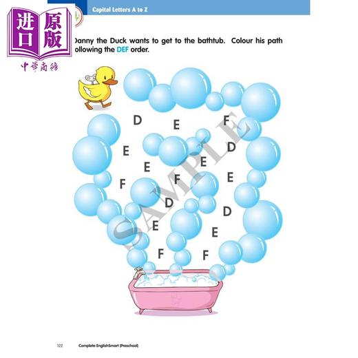 【中商原版】Complete EnglishSmart Preschool 加拿大课程练习册 英语智慧全攻略 学前班 Popular Complete Smart 商品图2