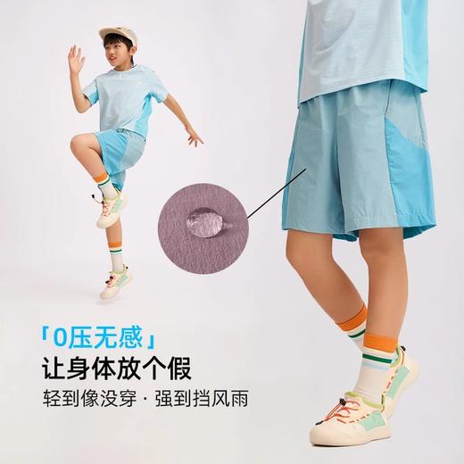 龙之涵夏季新品蝉翼透气孔短裤 商品图3
