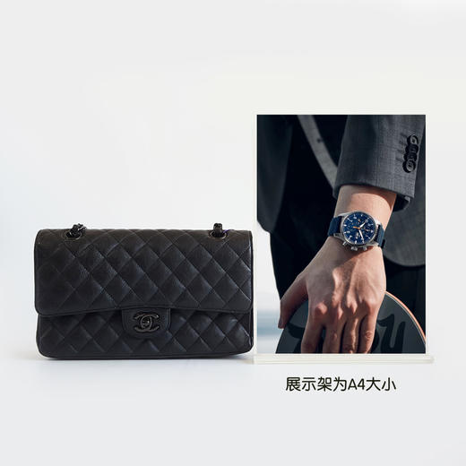 【95新】CHANEL香奈儿CF系列CF系列中号so black全黑色CF链条包单肩包女士050526TB03 商品图10