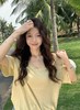 高支竹节棉  女士LakeV领T 商品缩略图3