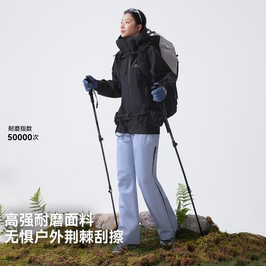 【朱雀pro冲锋裤】拓路者女款3L硬壳防水防风侧开拉链透气登山裤 商品图4