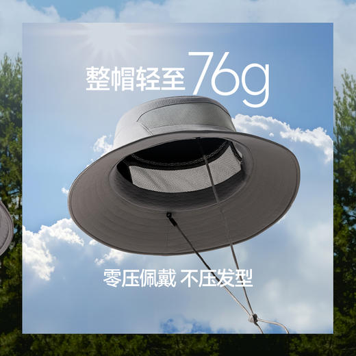 【26春夏新品】蕉下男士户外透气渔夫防晒帽TS730 商品图4