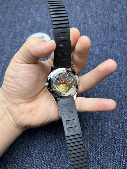 DDF百达翡丽AQUANAUT系列 经典手雷5167A系列 岩石灰 原版品质 丹东330一体机 男士腕表 商品图6