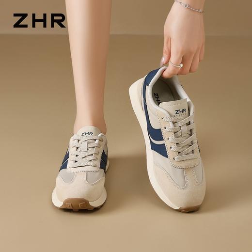 ZHR复古德训鞋女2026春季新款透气轻便运动休闲鞋百搭软底跑步鞋 商品图5